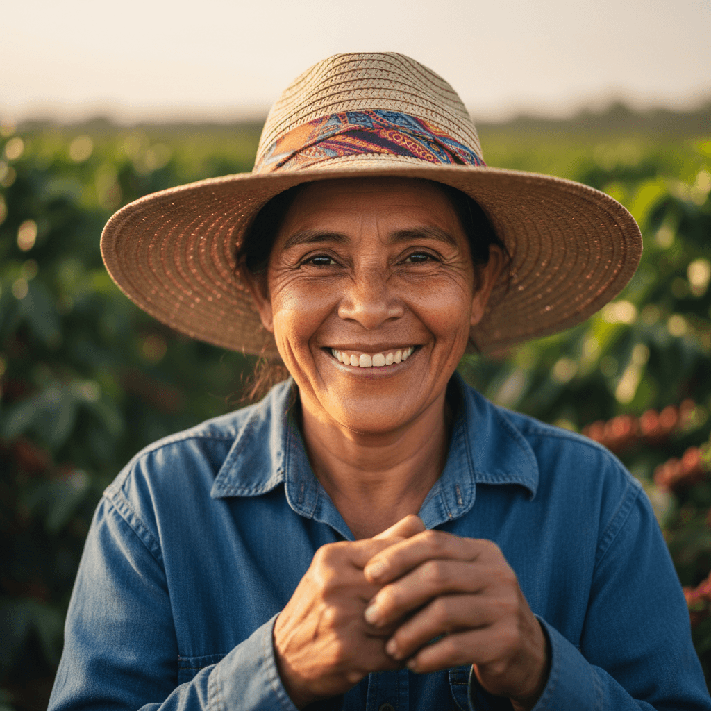 Coffee worker portrait